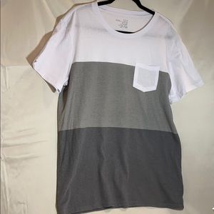 White shirt w/ gray gradient